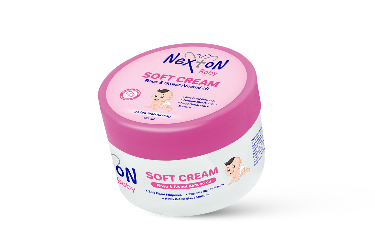 NEXTON BABY SOFT CREAM ROSE AND SWEET ALMOND OIL NEXTON