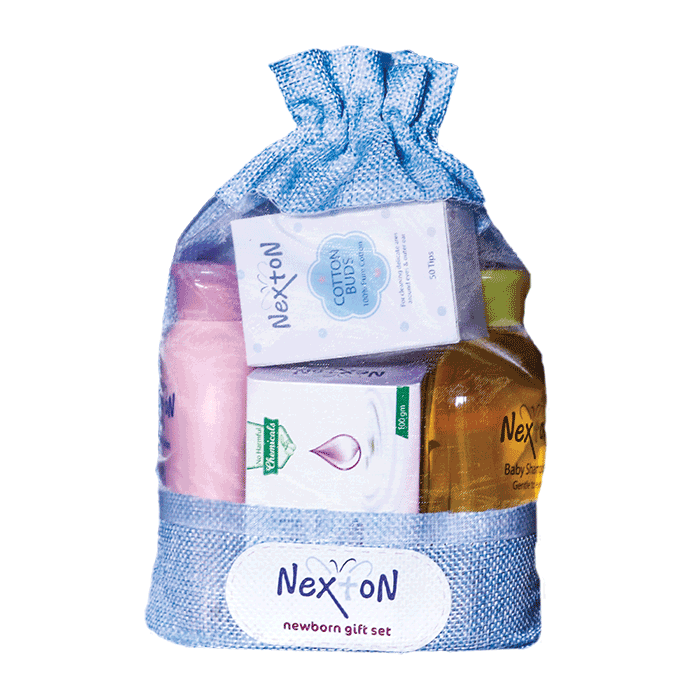 Nexton New Born Baby giftset (Pouch) Medium