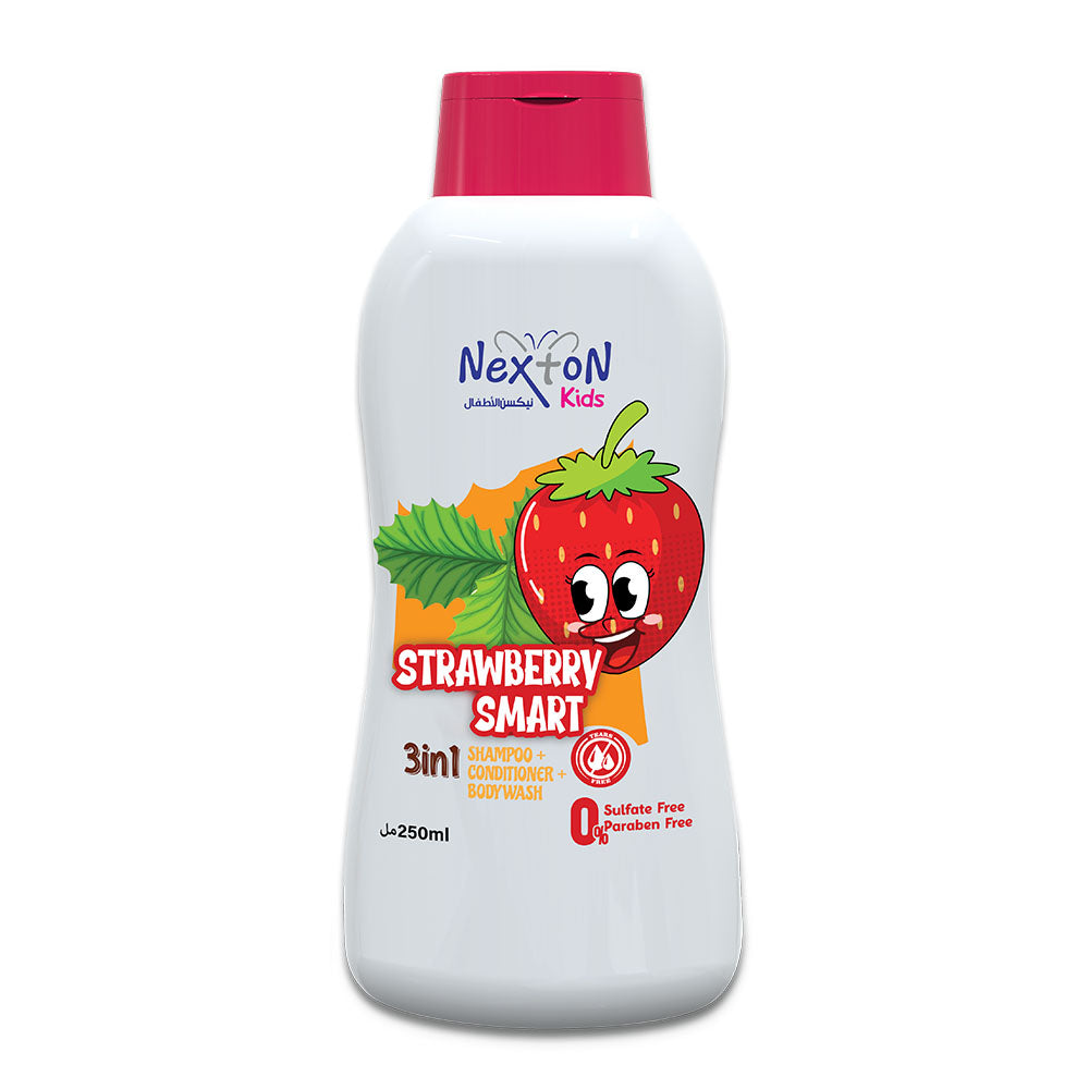 Nexton 3 in 1 kids shampoo 250ml (Strawberry)