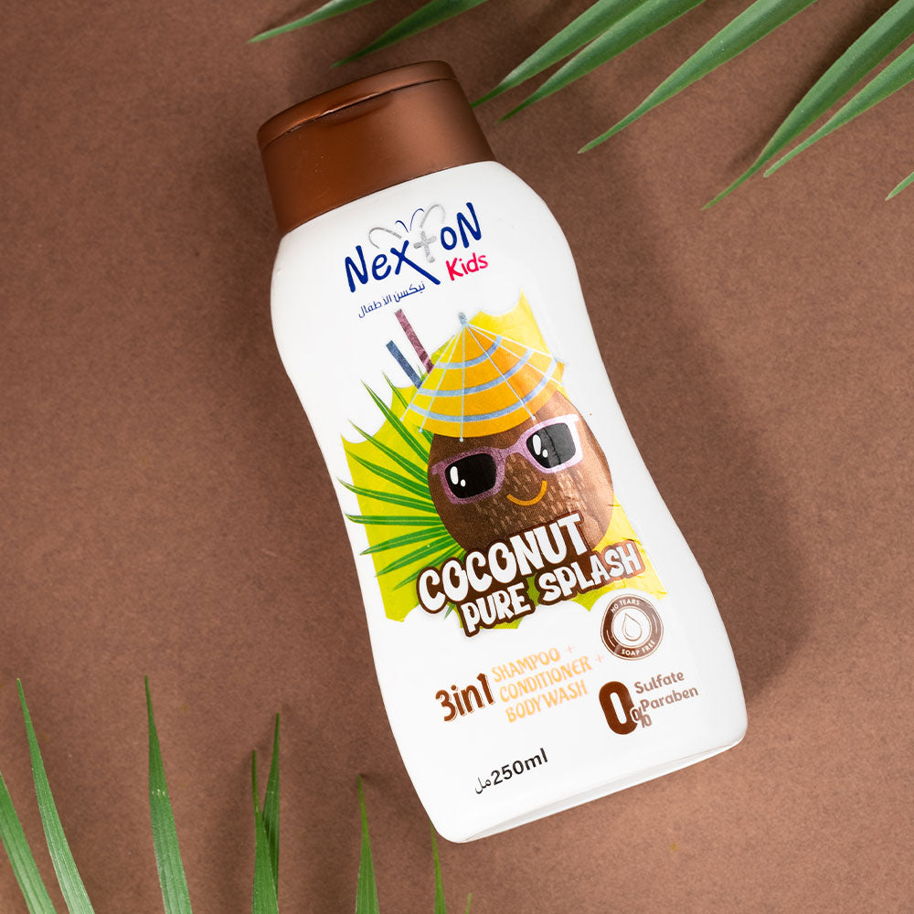 Nexton kids shampoo 3 in 1 250ml (Coconut)