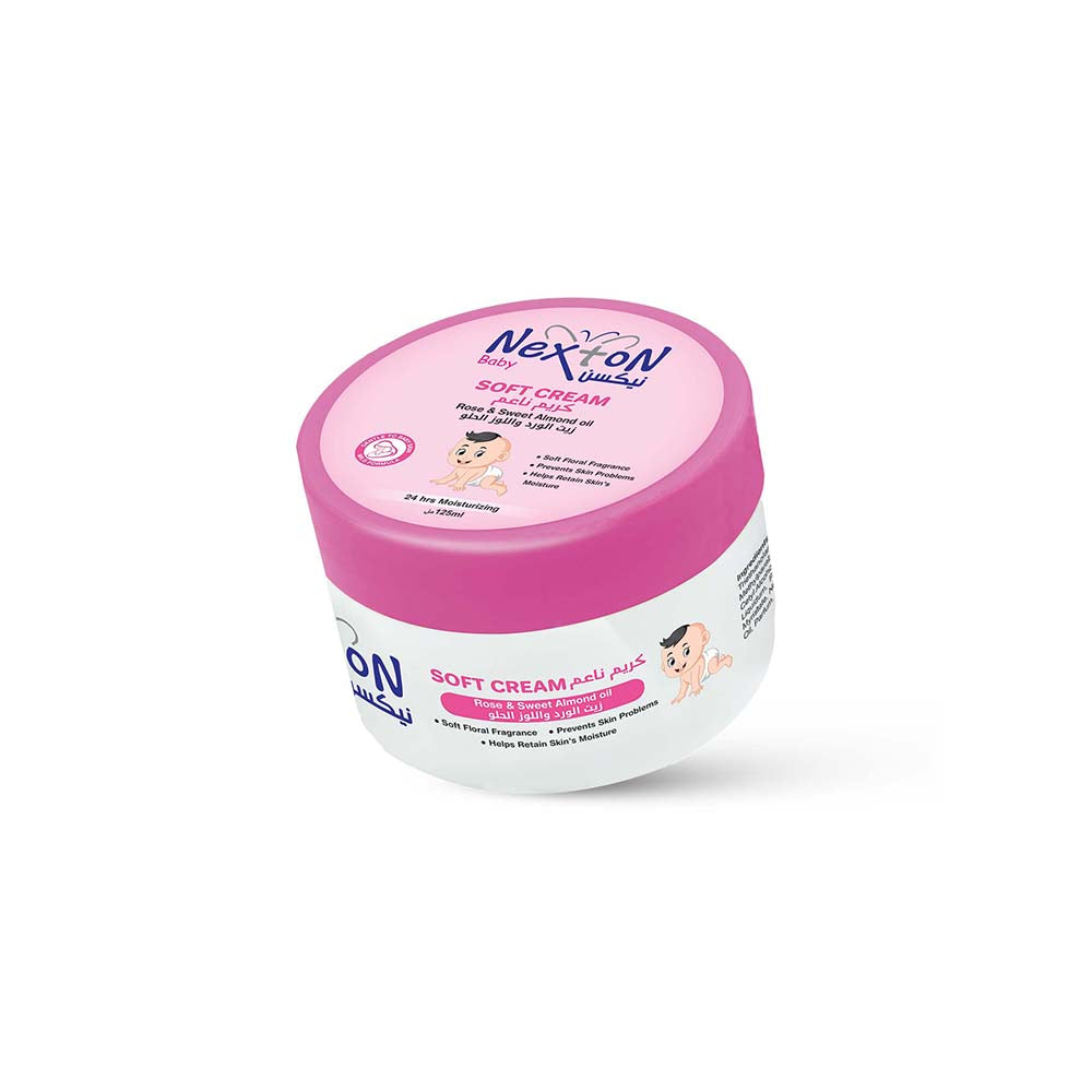 NEXTON BABY SOFT CREAM ROSE AND SWEET ALMOND OIL