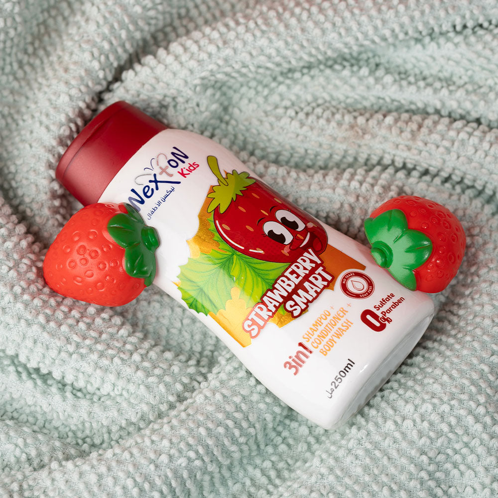 Nexton kids shampoo 3 in 1 250ml (Strawberry)